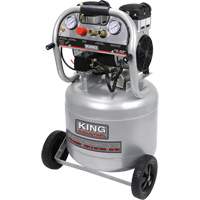 Ultra-Quiet Oil-Free Air Compressor, Electric, 10 Gal. (12 US Gal), 125 PSI, 120/1 V PB Rental Co. Ltd.
