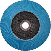 Disque &agrave; lamelles &agrave; grain grossier BlueFire, 7" x 7/8", Type 27, Grain 80, Alumine de zirconium PB Rental Co. Ltd.