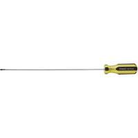 100 PLUS&reg; Extra-Light Cabinet Tip Screwdriver, 1/8" Tip, Round, 6-5/8" L, Plastic Handle PB Rental Co. Ltd.