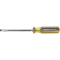100 PLUS&reg; Standard Slotted Tip Screwdriver, 5/16" Tip, Square, 11-1/8" L, Plastic Handle PB Rental Co. Ltd.