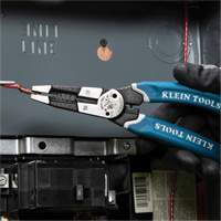 Klein-Kurve&reg; Heavy-Duty Wire Stripper, Cutter & Crimper Multi-Tool, 8-1/4" L, 8 - 20 AWG PB Rental Co. Ltd.