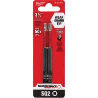 Shockwave Impact Duty Screwdriver Bit, Square, #2 Tip, 1/4" Drive Size, 3-1/2" Length PB Rental Co. Ltd.