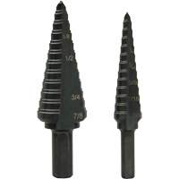 Step Bit Set, 1/8"/3/16" - 1/2"/7/8"  PB Rental Co. Ltd.