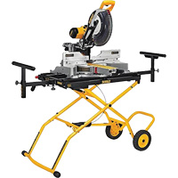 Double Bevel Sliding Compound Mitre Saw with Heavy-Duty Rolling Stand PB Rental Co. Ltd.