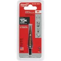 Foret &eacute;tag&eacute;, 1/8"/#1 - #1/1/2", Incr&eacute;ments de 1/32", Acier rapide au cobalt PB Rental Co. Ltd.