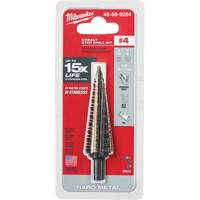 Foret &eacute;tag&eacute;, 3/16"/#4 - #4/7/8", Incr&eacute;ments de 1/32", Acier rapide au cobalt PB Rental Co. Ltd.