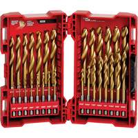 Shockwave Red Helix Drill Bit Set, 29 Pieces, Titanium PB Rental Co. Ltd.