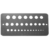 Drillco&reg; Fractional Sizes Drill Gauge PB Rental Co. Ltd.