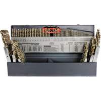 Jeu de forets courts USA &agrave; usage intensif DRILLCO, 115 morceaux, Cobalt PB Rental Co. Ltd.
