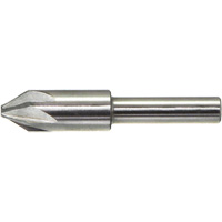 Fraise sans broutage Drillco, 3/16", Acier rapide, Angle de 60°, 6 cannelures PB Rental Co. Ltd.