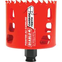 Wood & Metal Hole Saw, 3", 2-3/8" Depth of Cut, Carbide PB Rental Co. Ltd.