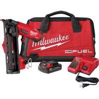 N&eacute;cessaire de clouage en biais M18 Fuel pour clous de finition de calibre 16, 18 V, Lithium-ion PB Rental Co. Ltd.