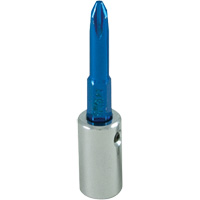 Douille tournevis &agrave; embout bleu, Phillips, #2, Prise 1/4" PB Rental Co. Ltd.