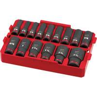 Shockwave Impact Duty Packout SAE Socket Set, 15 Pcs, Impact, 1/2" Drive Size, Deep PB Rental Co. Ltd.