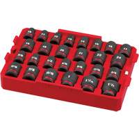 Shockwave Impact Duty Packout Socket Set, 27 Pcs, Impact, 1/2" Drive Size PB Rental Co. Ltd.
