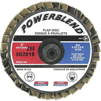 Disque &agrave; feuillets PowerBlend Roll-On, 2" x Type R, Grain Z80 PB Rental Co. Ltd.