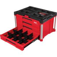 Boîte &agrave; outils avec 4 tiroirs PackOut, 16-3/10" x 22-1/5" x 14-3/10", Rouge PB Rental Co. Ltd.