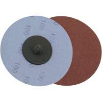 Support en tissu pour disques de ponçage pour rectifieuses — pour l'acier, 3" dia., Grain 36, Oxyde d'aluminium PB Rental Co. Ltd.