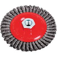 Stringer Bead Brushes for Angle Grinders, 5" Dia., 0.02" Fill, 5/8"-11 Arbor, Steel PB Rental Co. Ltd.