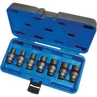 Jeux de douilles universelles, 7 Mcx, Chocs, Prise de 3/8" PB Rental Co. Ltd.