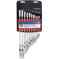 RCWS-11FS Flex Head Wrench Sets, Combination/Flex Head, 11 Pieces, Imperial PB Rental Co. Ltd.