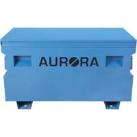 Coffre &agrave; outils de chantier, 48" x 24" x 27-3/5", Acier, Bleu PB Rental Co. Ltd.