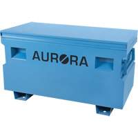 Coffre &agrave; outils de chantier, 48" x 24" x 27-3/5", Acier, Bleu PB Rental Co. Ltd.
