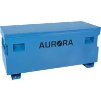 Coffre &agrave; outils de chantier, 60" x 24" x 27-1/2", Acier, Bleu PB Rental Co. Ltd.