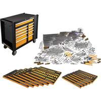 Master Mechanic's Hand Tool Set & Mobile Work Station, 614 Pieces PB Rental Co. Ltd.