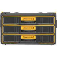 ToughSystem&reg; 2.0 Three-Drawer Unit, 21-4/5" x 12-3/10" x 12-3/5", Black/Yellow PB Rental Co. Ltd.