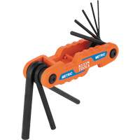 Compact Folding Hex Key Set, 8 Pcs., Metric PB Rental Co. Ltd.