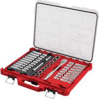 Ratchet & Socket Set with PACKOUT Low-Profile Organizer, 47 Pcs, 1/2" Drive Size, Deep PB Rental Co. Ltd.