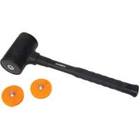 Dead Blow Hammer, 45 oz. Head Weight, Polyurethane Face, Fibreglass Handle, 13" L PB Rental Co. Ltd.
