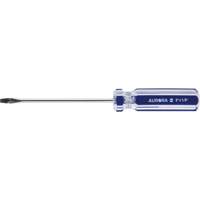 Blue Transparent Striped Slotted Screwdriver, 1/8" Tip, Round, Plastic Handle PB Rental Co. Ltd.
