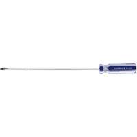 Tournevis &agrave; fente bleu transparent avec bandes, Tige de 1/8", Ronde, Prise en Plastique PB Rental Co. Ltd.