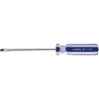 Tournevis &agrave; fente bleu transparent avec bandes, Tige de 3/16", Ronde, Prise en Plastique PB Rental Co. Ltd.