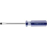 Tournevis &agrave; fente bleu transparent avec bandes, Tige de 1/4", Ronde, Prise en Plastique PB Rental Co. Ltd.