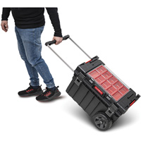 Coffre &agrave; outils roulant Arx, 23-4/5" x 16" x 15-3/5", Noir PB Rental Co. Ltd.