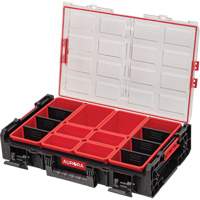 Arx&reg; 2X-Large Organizer with Bins, 23" x 15-1/5" x 6-4/5", Black PB Rental Co. Ltd.
