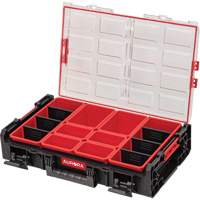 Arx&reg; X-Large Organizer with Short Bins, 23" x 15-1/5" x 5", Black PB Rental Co. Ltd.