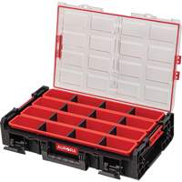 Arx X-Large Organizer with Long Bins, 23" x 15-1/5" x 5", Black PB Rental Co. Ltd.