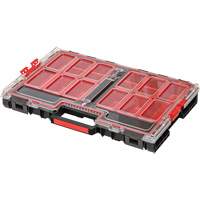 Arx&reg; Large Organizer with Bins, 21" x 15" x 3", Black PB Rental Co. Ltd.