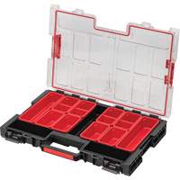 Arx&reg; Large Organizer with Bins, 21" x 15" x 3", Black PB Rental Co. Ltd.