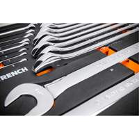 12-Point Long Pattern Combination Metric Wrench Set in Foam Storage Tray, Open-Ended, 24 Pieces, Metric PB Rental Co. Ltd.