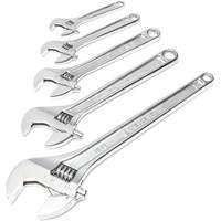 Chrome Wrench Set, Adjustable, 5 Pieces, Imperial and Metric PB Rental Co. Ltd.