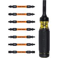 15-in-1 Ratcheting Impact-Rated Multi-Bit Torsion Zone Screwdriver, 9-1/2" L, Cushion Grip Handle PB Rental Co. Ltd.
