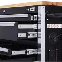 HDRC5212 Armoire mobile de s&eacute;rie HD, 12 tiroirs, 51-1/4" la x 21" p x 40-3/10" h, Noir PB Rental Co. Ltd.