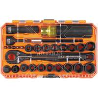 Jeu de douilles &agrave; chocs ouvertes essentielles KNECT, 28 Mcx, Chocs, Prise de 3/8" PB Rental Co. Ltd.