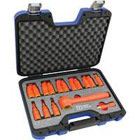 3/8" Drive SAE & Metric Hex Bit Insulated Socket and Attachment Set, 1000 V, 16 Pcs PB Rental Co. Ltd.