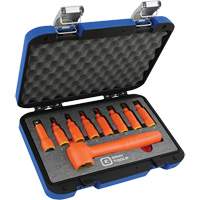 3/8" Drive Insulated Metric Hex Bit Socket and Attachment Set, 1000 V, 9 Pcs PB Rental Co. Ltd.